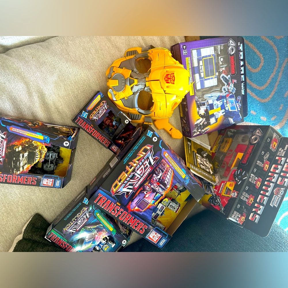 Brand new Transformers toys - 40th anniversary collection items in box
